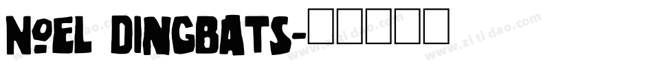 Noel Dingbats字体转换